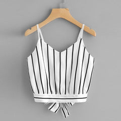 Striped Crop Camisole