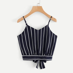 Striped Crop Camisole