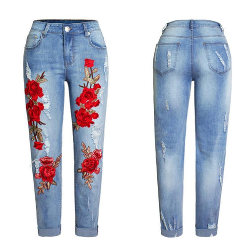 Floral Jeans