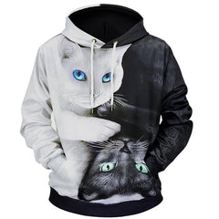 3D Cat Hoodie